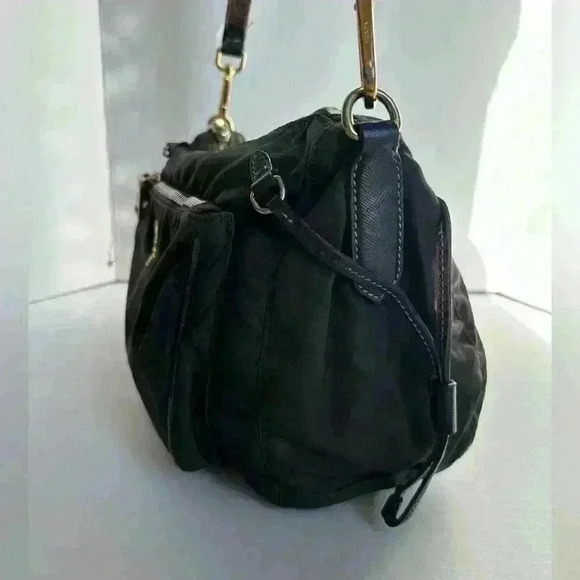 Authentic Prada Shoulder Bag Nylon Shoulder Bag Olive - Picture 7 of 16